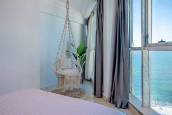 Zwei-Zimmer-Apartment - Panoramablick auf das Meer mit Terrasse6
